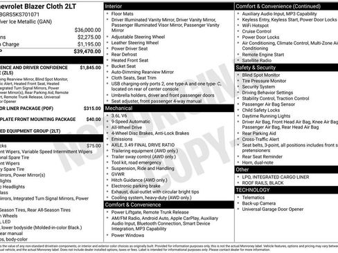 Used 2019 Chevrolet Blazer LT AWD/4WD image 8