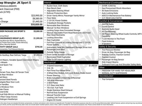 Used 2018 Jeep Wrangler Sport image 5