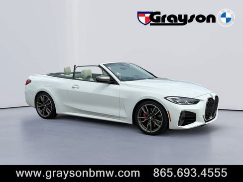 Used 2021 BMW M440i Convertible w/ Premium Package RWD image 1