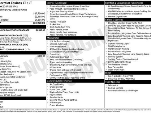 Certified 2023 Chevrolet Equinox LT image 44