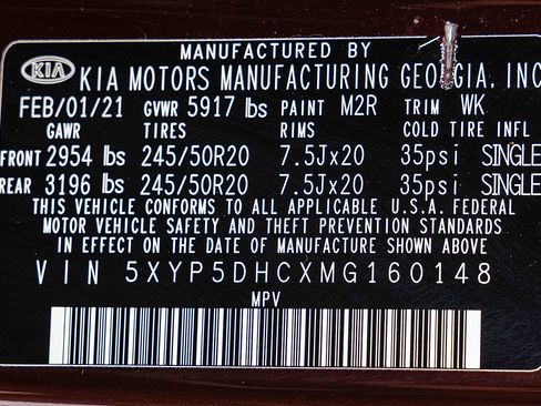 Used 2021 Kia Telluride SX w/ Nightfall Edition Package image 33