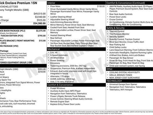 Used 2016 Buick Enclave Premium w/ Experience Buick Package image 7