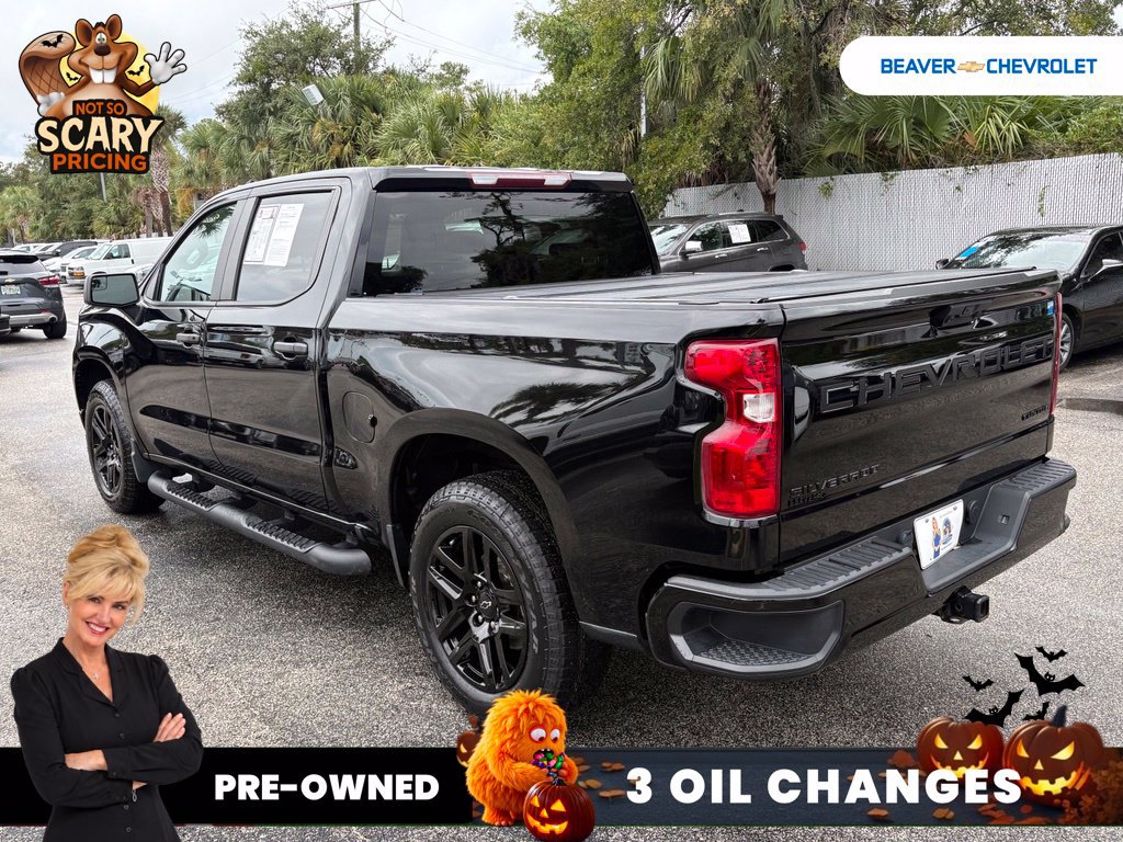 Used 2024 Chevrolet Silverado 1500 Custom w/ Turbomax Blackout Package AWD/4WD image 5