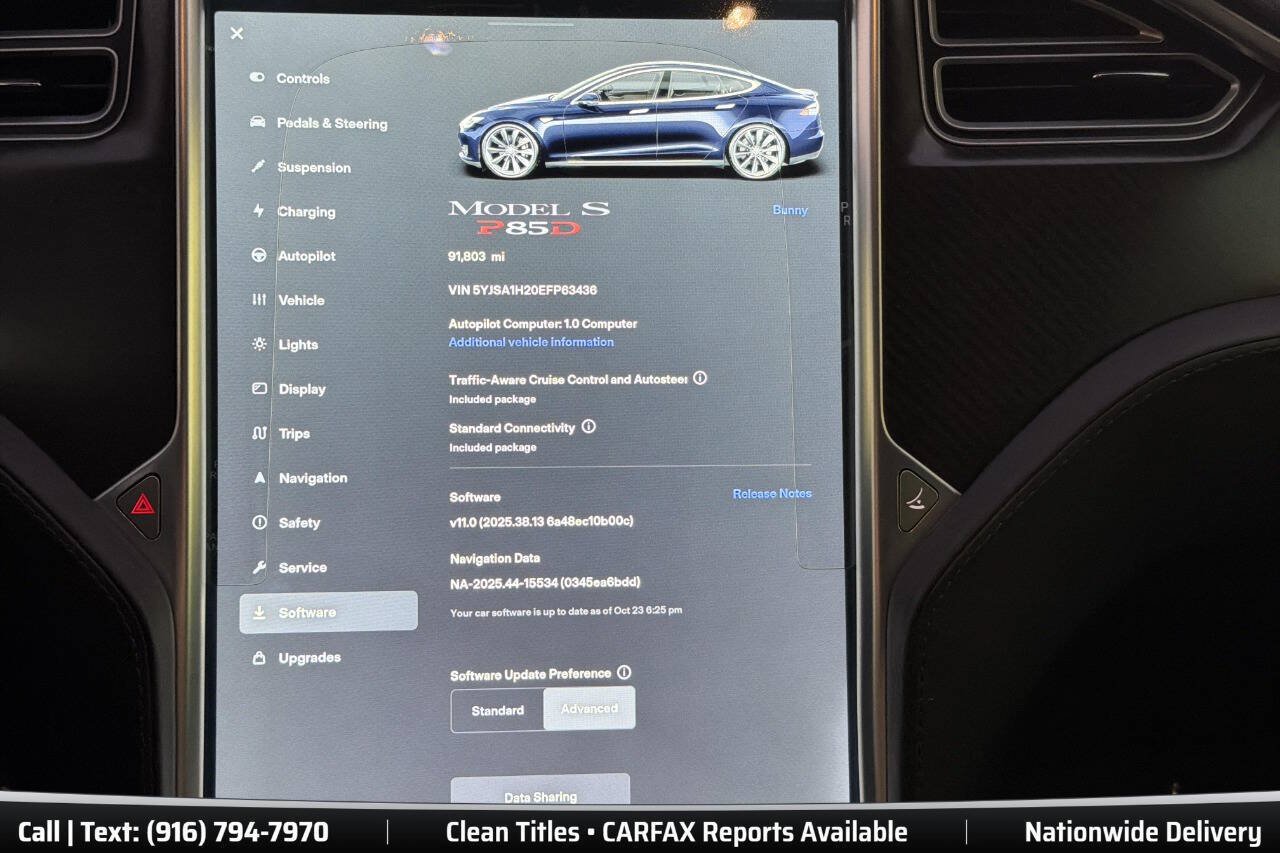 Used 2014 Tesla Model S P85D AWD/4WD image 20