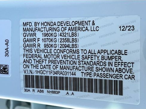 Used 2024 Honda Accord EX image 30