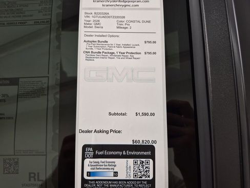 New 2026 GMC Sierra 1500 Pro w/ Graphite Edition image 35