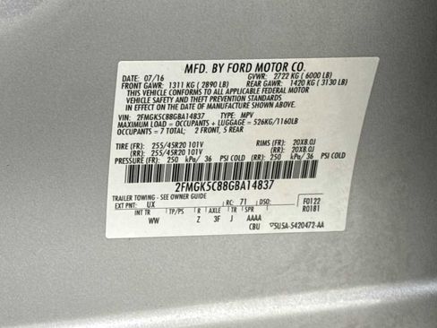 Used 2016 Ford Flex SEL w/ Equipment Group 202A image 11
