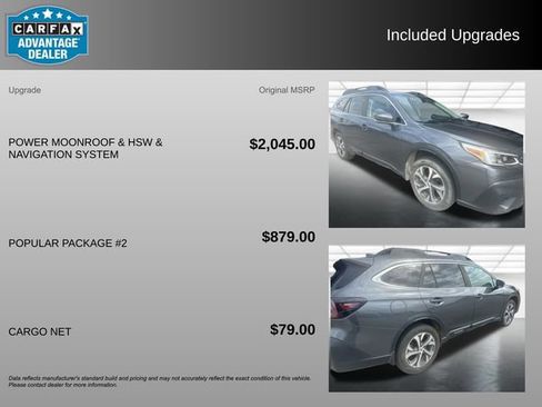 Used 2021 Subaru Outback Limited w/ Popular Package #2 AWD/4WD image 3