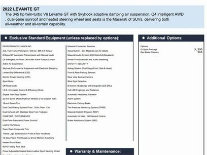 Used 2022 Maserati Levante GT