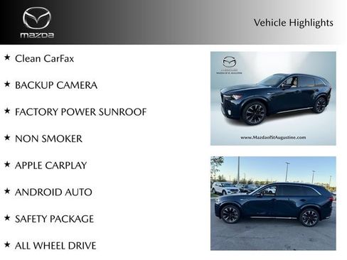 Certified 2025 MAZDA CX-90 3.3 Turbo S w/ Premium Plus image 2