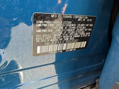 Certified 2024 Subaru Forester Wilderness AWD/4WD image 30