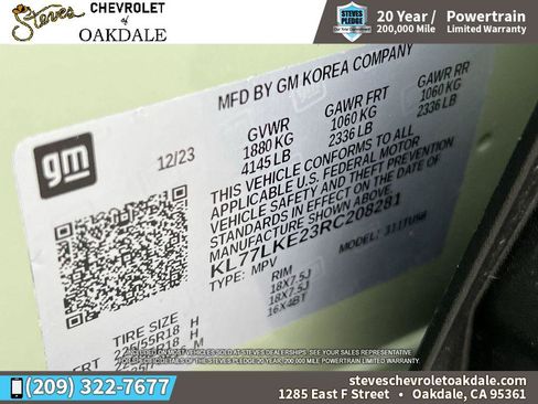 Certified 2024 Chevrolet Trax ACTIV w/ Sunroof Package image 35