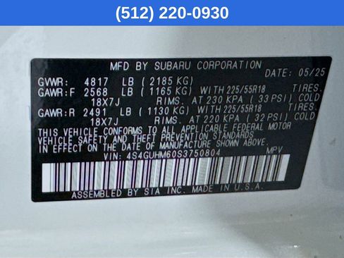 Certified 2025 Subaru Crosstrek 2.5i Limited w/ Crosstrek Mirror Package image 41