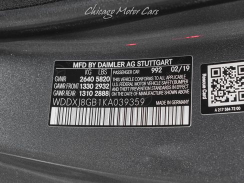 Used 2019 Mercedes-Benz S 560 4MATIC Coupe image 53