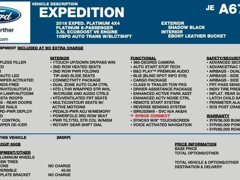 Used 2018 Ford Expedition Platinum image 2