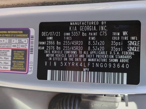 Used 2022 Kia Sorento SX FWD image 32