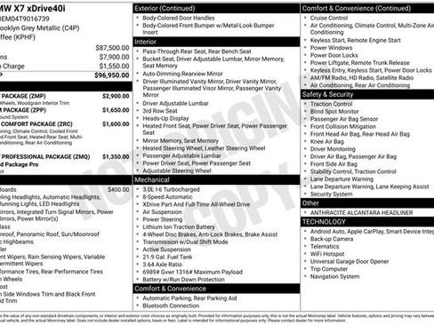 Used 2026 BMW X7 xDrive40i w/ M Sport Package image 13