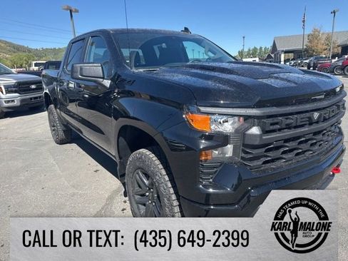 Used 2026 Chevrolet Silverado 1500 Custom Trail Boss w/ LPO, Dark Essentials Package AWD/4WD image 2