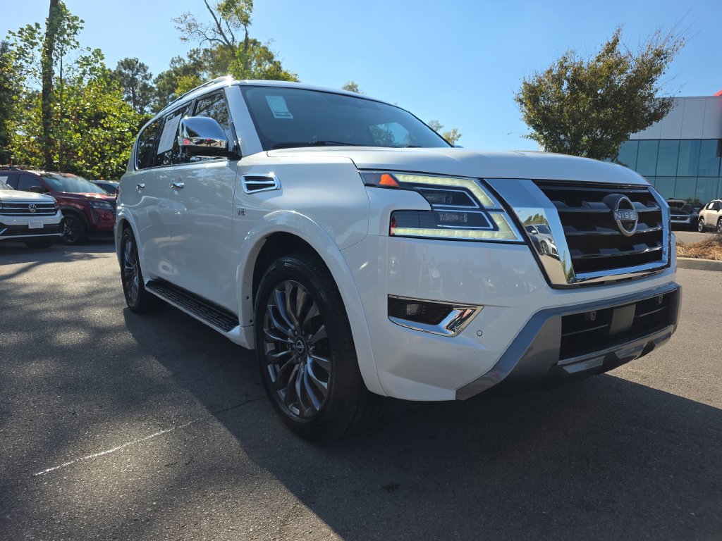 Used 2022 Nissan Armada Platinum w/ Captain's Chairs Package AWD/4WD image 2