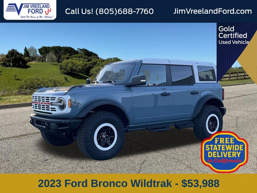 Certified 2023 Ford Bronco Wildtrak AWD/4WD 360° Tour