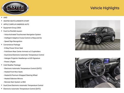 Used 2022 Ford Escape SE w/ Convenience Package AWD/4WD image 3