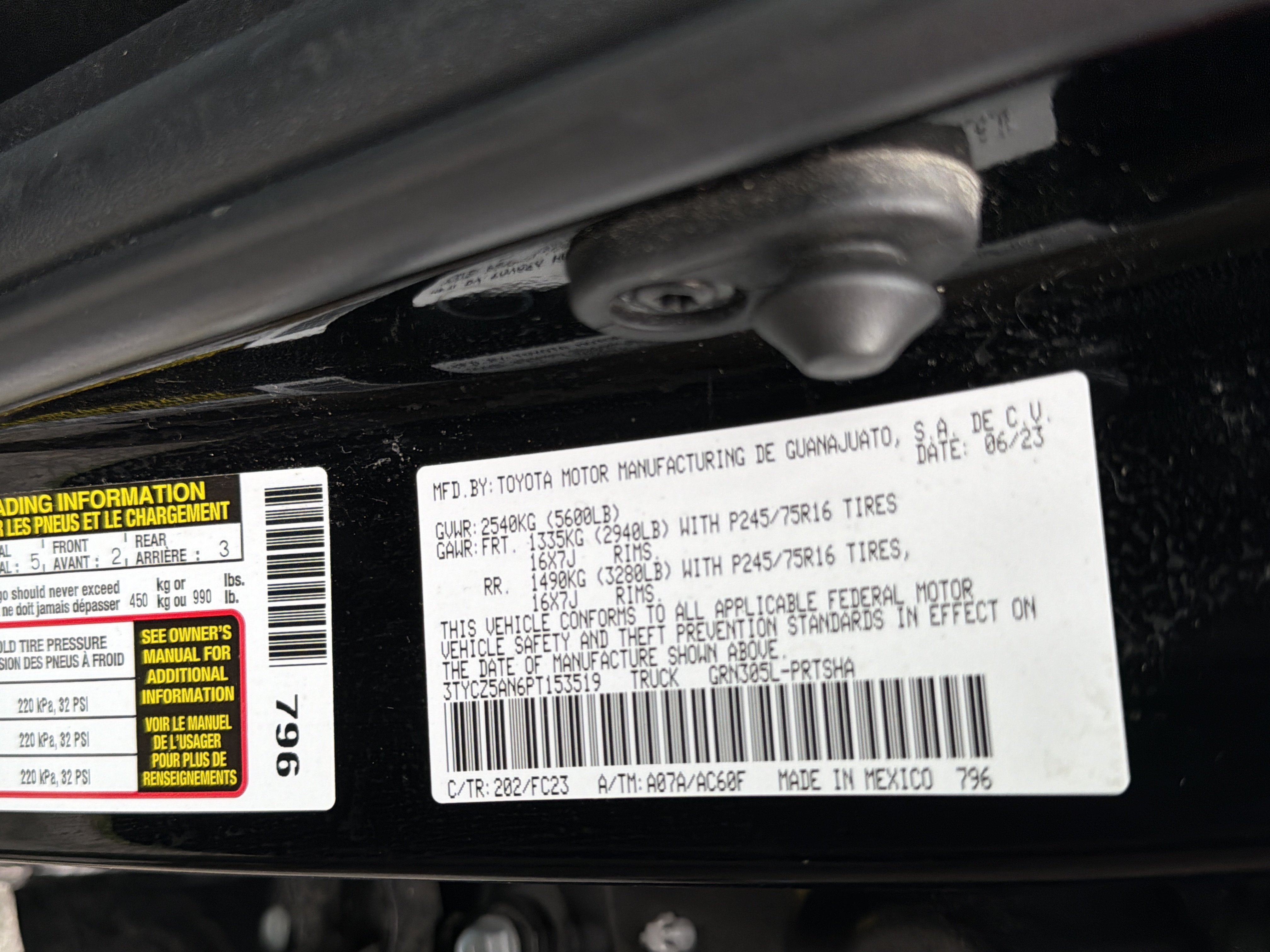 Used 2023 Toyota Tacoma SR5 w/ SX Package AWD/4WD image 27