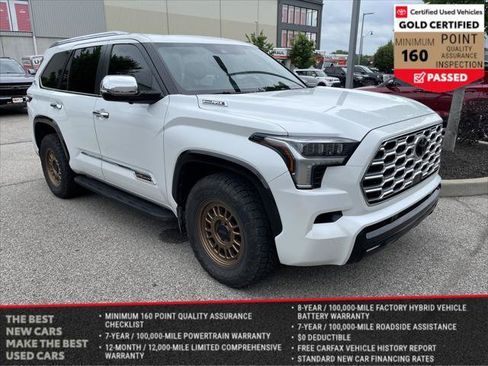 Certified 2025 Toyota Sequoia 1794 Edition w/ TRD Off-Road Package AWD/4WD image 1