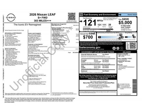 New 2026 Nissan Leaf w/ Illuminated Package image 37