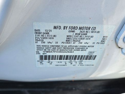 Used 2022 Ford Explorer Limited RWD image 18