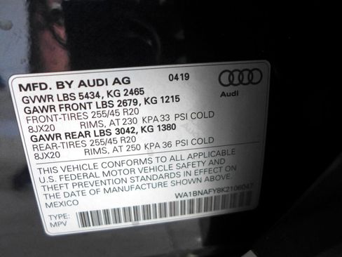 Used 2019 Audi Q5 2.0T Premium Plus w/ Premium Plus Package image 87