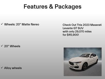 Used 2023 Maserati Levante GT