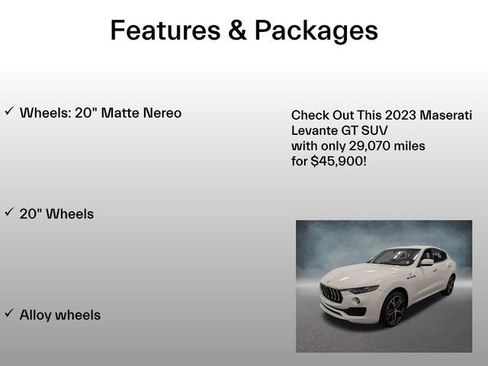 Used 2023 Maserati Levante GT AWD/4WD image 4