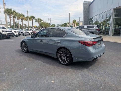 Used 2023 INFINITI Q50 Red Sport 400 w/ Carbon Fiber Package RWD image 5