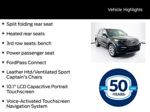 Used 2020 Ford Explorer Platinum w/ Premium Technology Package AWD/4WD image 16