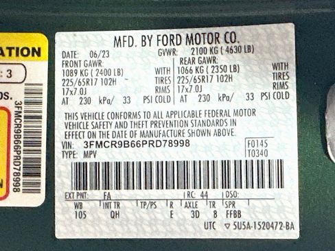 Used 2023 Ford Bronco Sport Big Bend w/ Convenience Package AWD/4WD image 31