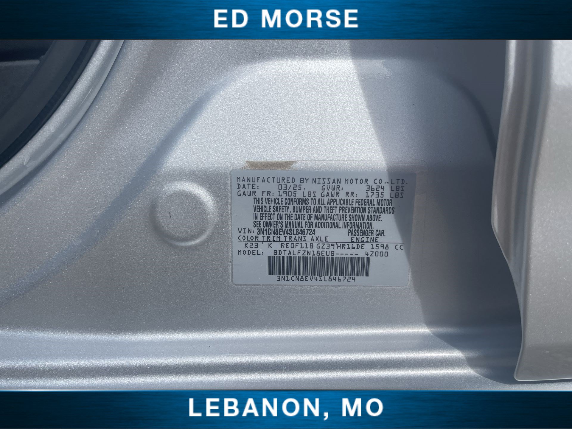 Used 2025 Nissan Versa SV FWD image 31