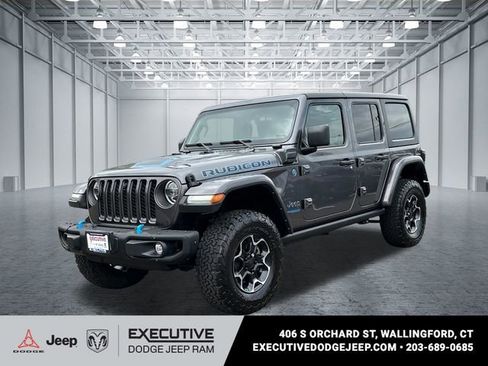 Used 2022 Jeep Wrangler Unlimited Rubicon 4xe image 1