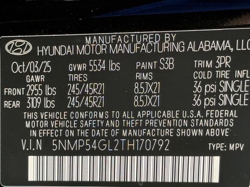 New 2026 Hyundai Santa Fe Calligraphy image 31