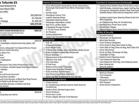 Used 2025 Kia Telluride EX w/ EX Captain's Chair Package FWD image 6