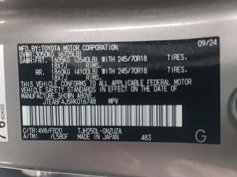 Used 2024 Toyota Land Cruiser 1958 AWD/4WD image 43
