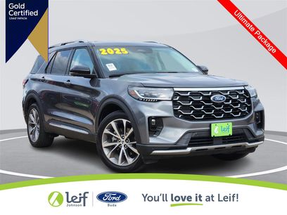 Certified 2025 Ford Explorer Platinum w/ Ultimate Package