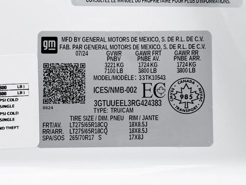 Used 2024 GMC Sierra 1500 AT4 w/ AT4 Preferred Package image 27