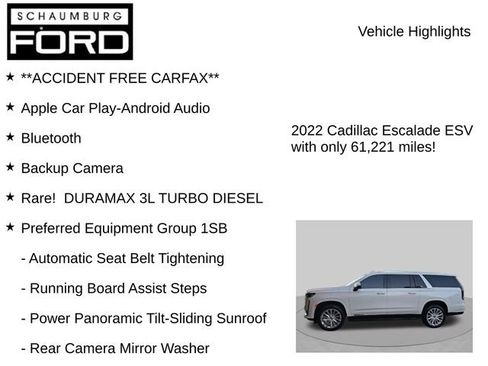 Used 2022 Cadillac Escalade ESV Premium Luxury AWD/4WD image 8
