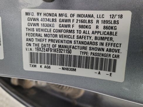 Used 2019 Honda Insight Touring image 33