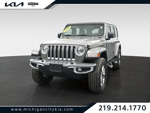 Used 2020 Jeep Wrangler Unlimited Sahara w/ Cold Weather Group AWD/4WD image 1