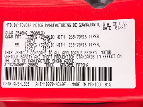 Used 2023 Toyota Tacoma TRD Pro AWD/4WD image 33