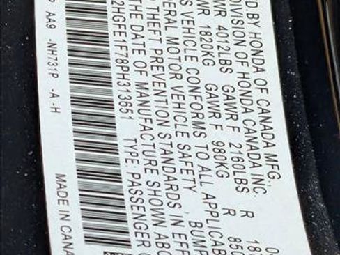 Certified 2023 Honda Civic EX image 23