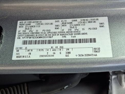 Used 2021 Ford F150 XLT w/ Equipment Group 302A High AWD/4WD image 28