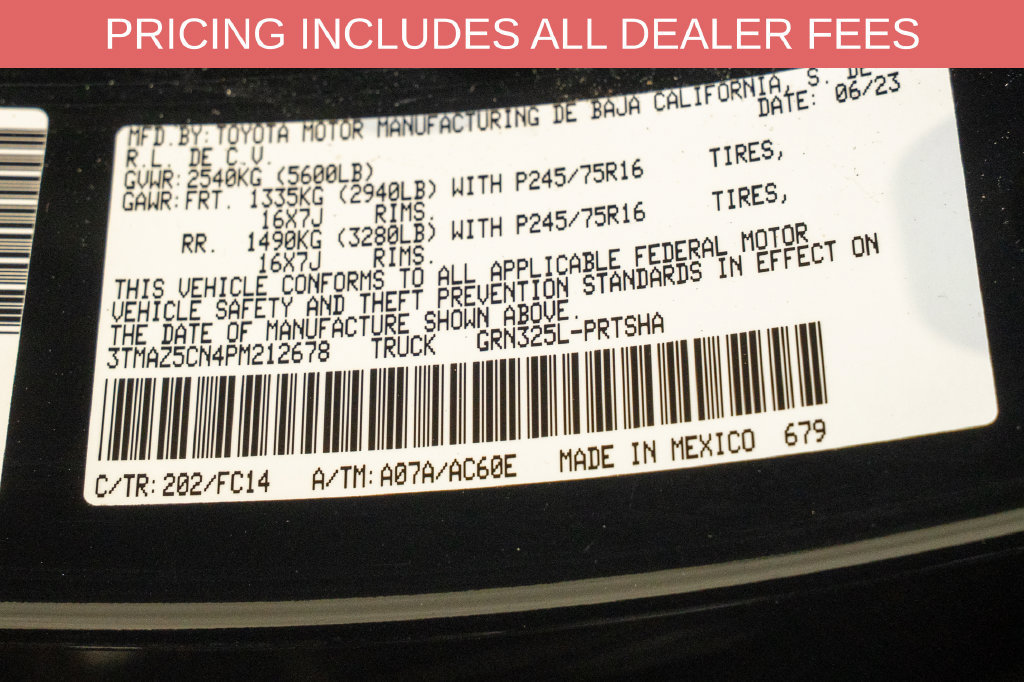 Certified 2023 Toyota Tacoma SR5 RWD image 18