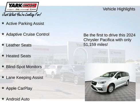 Certified 2024 Chrysler Pacifica Touring-L FWD image 12
